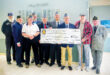 Post 186 donates to cancer treatment and research center