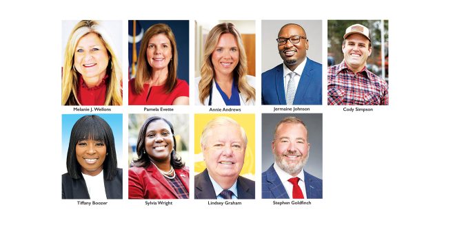 Unofficial Tuesday night election results are given